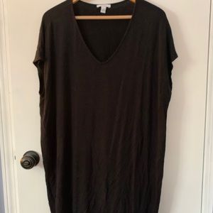 Daily ritual v neck shirt dress